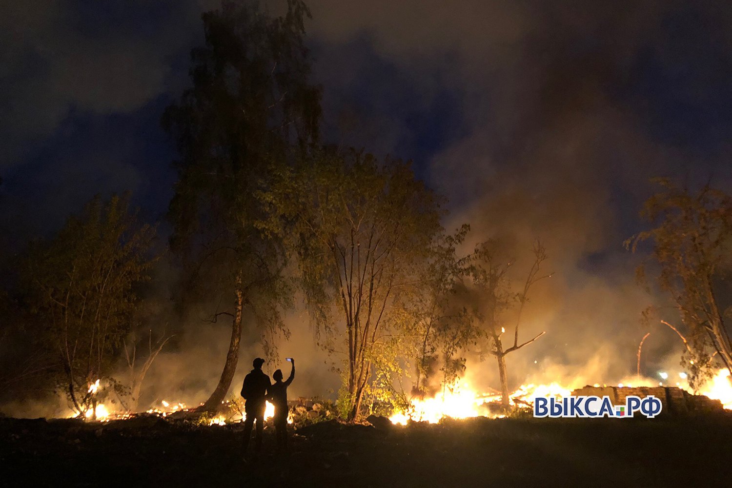 Пожар на улице Жилкооперации